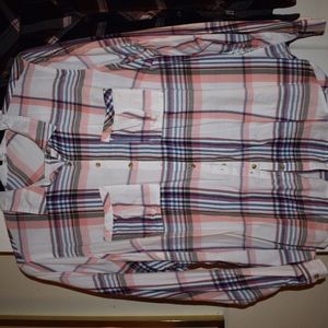 Maurices plaid long sleeve shirt